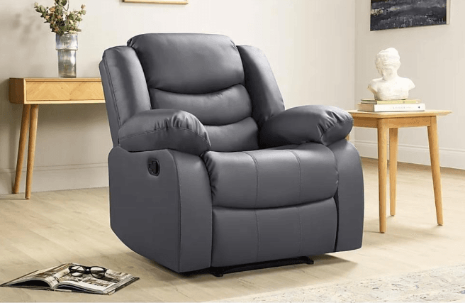 Roma Recliner Sofa UK - Side view of premium sofas from Newcastle Beds UK